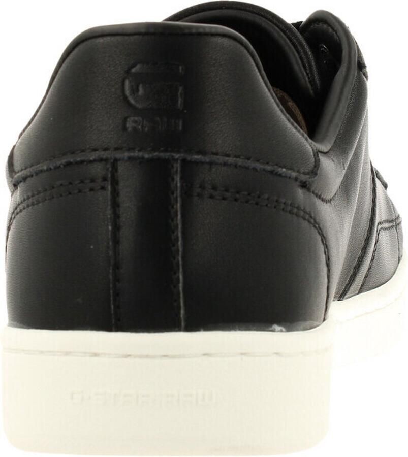 G-Star G STAR RAW Cadet Leather Heren Sneakers Sportschoenen Schoenen Zwart 2142 002509 BLK - Foto 2