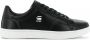 G-Star G STAR RAW Cadet Leather Heren Sneakers Sportschoenen Schoenen Zwart 2142 002509 BLK - Thumbnail 2