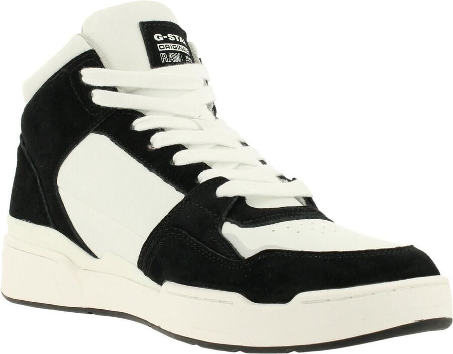 G-Star Raw ATTACC Mid Basic Heren Leren sneakers 2212 040711 WHT-ZWART - Foto 3
