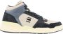 G-Star Raw ATTACC Mid Blocked Heren Leren sneakers 2242 040716 NVY-OFWHT - Thumbnail 1