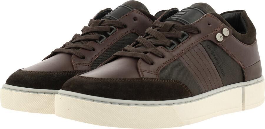 G-Star Raw RAVOND LEA Basic Heren Leren sneakers 2242 005511 RBRWN - Foto 6