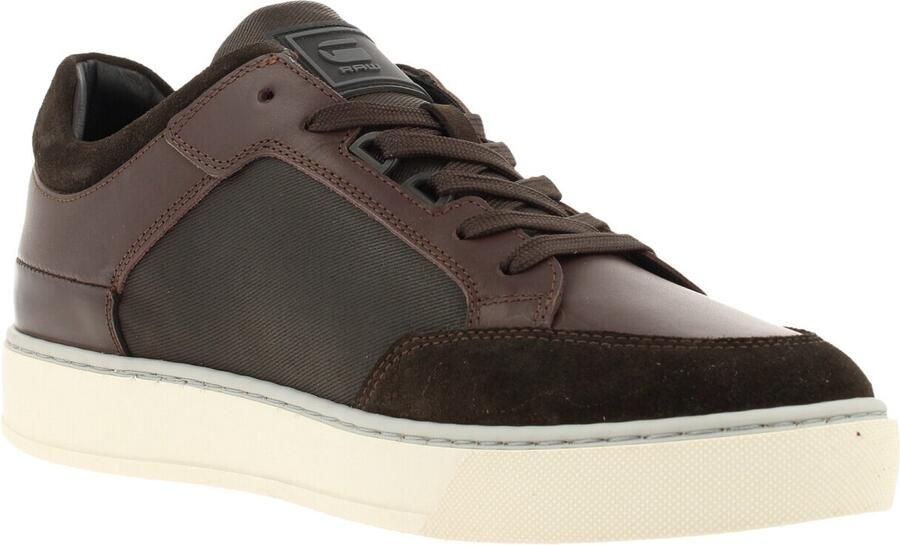 G-Star Raw RAVOND LEA Basic Heren Leren sneakers 2242 005511 RBRWN - Foto 5