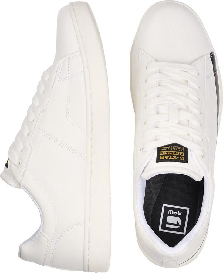 G-Star Klassieke laag uitgesneden sneaker met logo-details White Heren - Foto 5