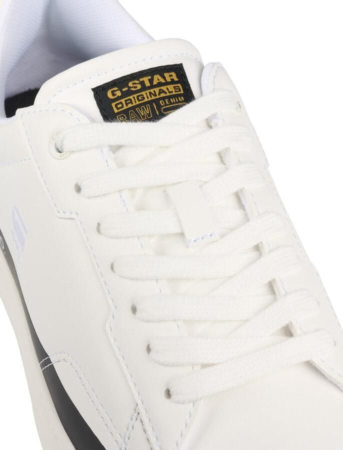 G-Star Klassieke laag uitgesneden sneaker met logo-details White Heren - Foto 6