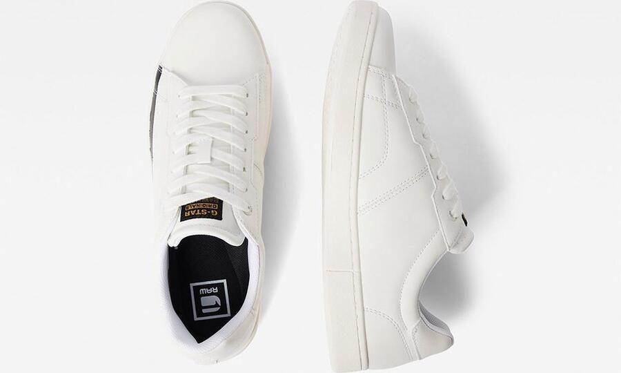 G-Star Klassieke laag uitgesneden sneaker met logo-details White Heren - Foto 12