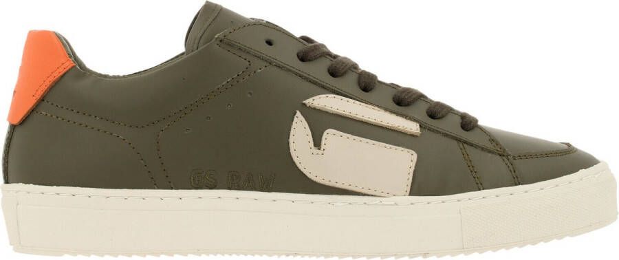 G-Star Klassieke lage sneaker met logo-patch Green Heren