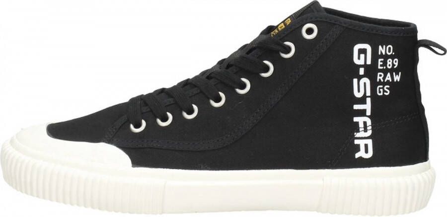 G-Star Moderne canvas sneaker met grafische prints Zwart Dames