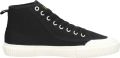G-Star Moderne canvas sneaker met grafische prints Zwart Dames - Zwart
