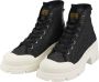 G-Star Denim Militair-geïnspireerde Enkellaars met Rubberen Zool Black Dames - Thumbnail 9