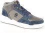 G-Star Trendy Hoge Sneaker van Leer met Opvallende Logo's Blue Heren - Thumbnail 7