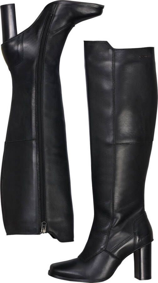 G-Star Minimalistische Leren Enkellaarzen Black Dames