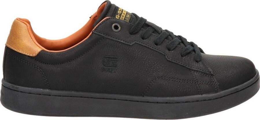 G-Star Laaggesneden Cadet Sneaker met Platte Veters Black Heren