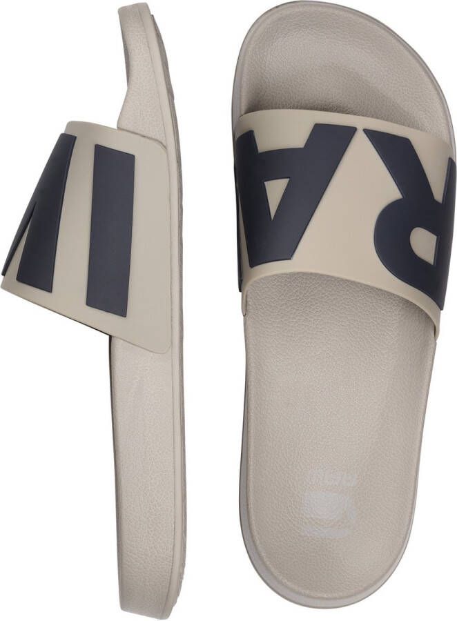 G-Star RAW Flip-Flop Slide Male Light Grey Navy Slippers