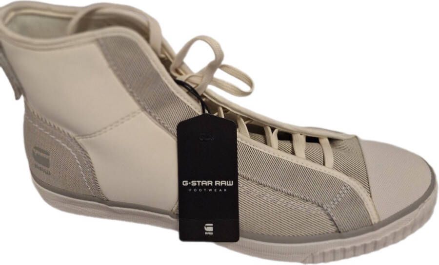 G-STAR GSTAR-RAW-SCUBA SNEAKER-WHITE-NEOPRENE DENIM