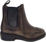G-Star RAW Leather Womens Guardian Chelsea Boot Brusshable Metallic 6369-9241 Antracite - Thumbnail 1