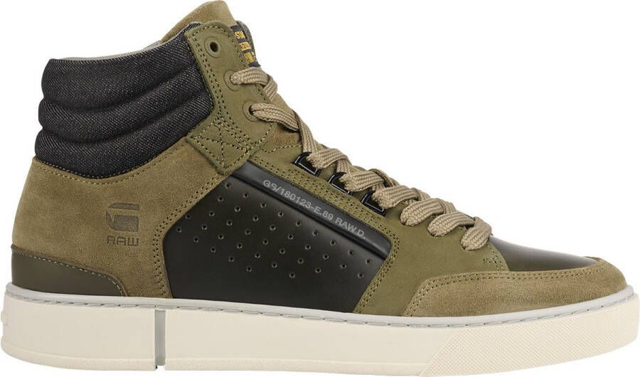 G-Star RAW Ravond Ii Mid Lea M Hoge sneakers Leren Sneaker Heren Groen