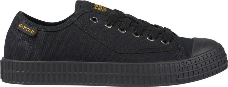 G-Star Lage Sneaker Geïnspireerd door Sportschoenen uit de Jaren 30 Black Heren