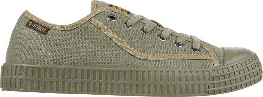 G-Star Lage Sneaker Geïnspireerd door Sportschoenen uit de Jaren 30 Green Dames