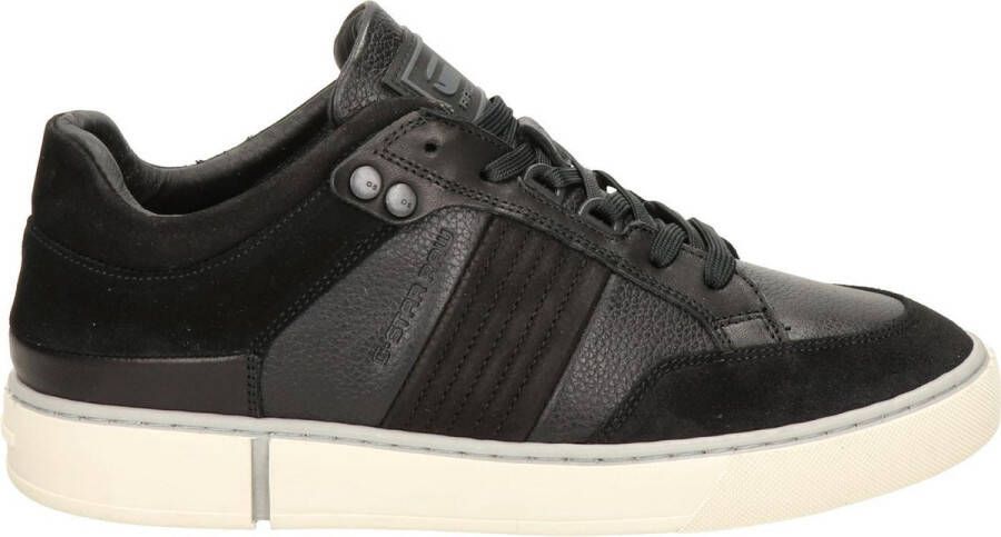 G-Star Sportieve leren sneakers met suède details Black Heren