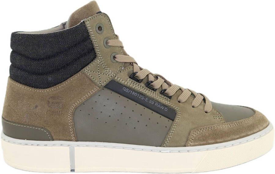 G-Star RAW Ravond Ii Mid Lea M Hoge sneakers Leren Sneaker Heren Groen - Foto 2