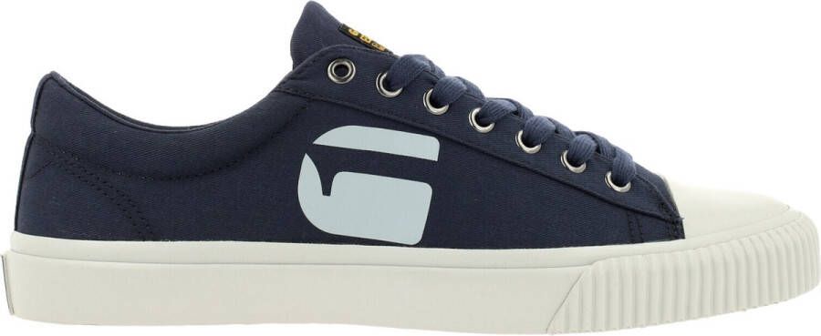 G-Star Canvas Sneaker met Rubberen Detail Blauw Heren