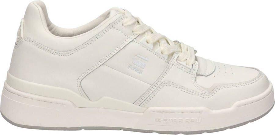 G-Star Leren Lage Sneaker met Logo Signings White Dames