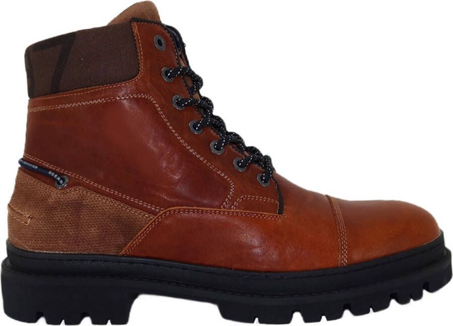 Gaastra Bering Hgh Oil M Veterboots Laarzen Met Veters Heren Cognac