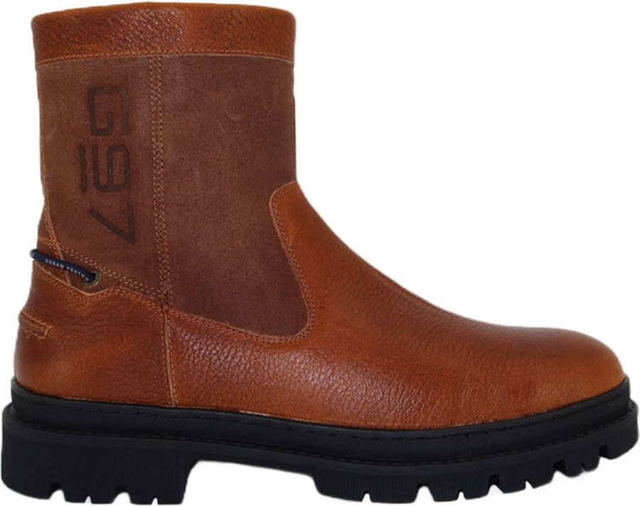 Gaastra Bering Hgh Zip Tmb M Enkelboots Enkellaarsjes Heren Cognac - Foto 2