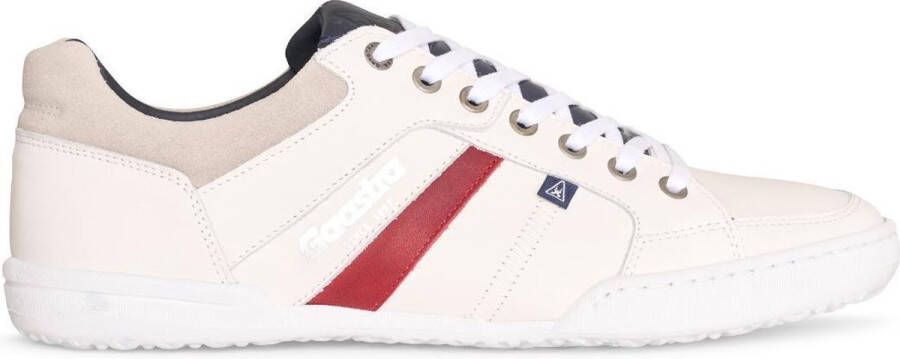Gaastra Heren Sneakers Milan Wit Rood Wit