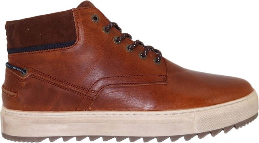 Gaastra Led Mid Oil M Hoge sneakers Leren Sneaker Heren Cognac - Foto 3
