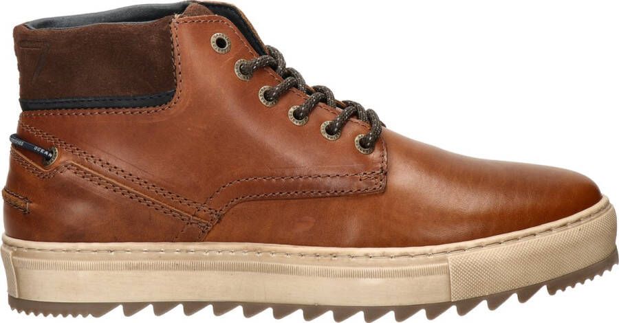 Gaastra Led Mid Oil M Hoge sneakers Leren Sneaker Heren Cognac - Foto 4