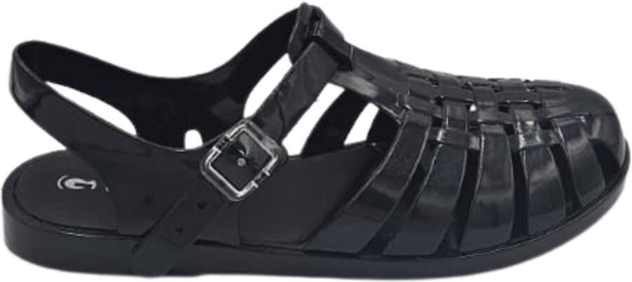 Gabi Berussa- Sandalet- Dames-Trendy Jelly Sandalen voor Dames Comfortabele Waterschoenen Gevlochten Design Gemaakt in Turkije Zwart