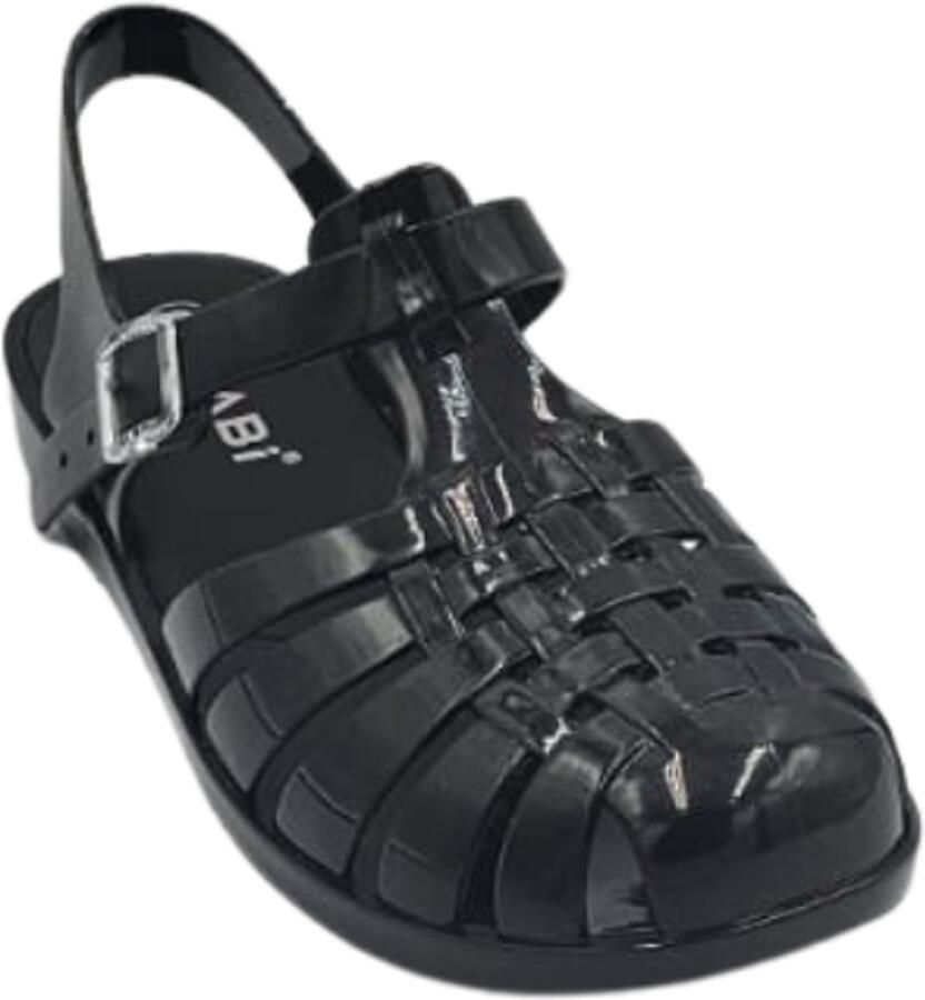 Gabi Berussa- Sandalet- Dames-Trendy Jelly Sandalen voor Dames Comfortabele Waterschoenen Gevlochten Design Gemaakt in Turkije Zwart
