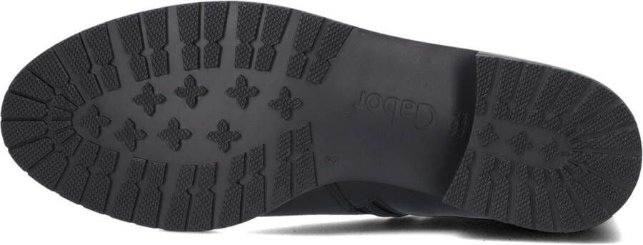Gabor 022 Enkellaarsjes Enkelboots met rits Dames Zwart