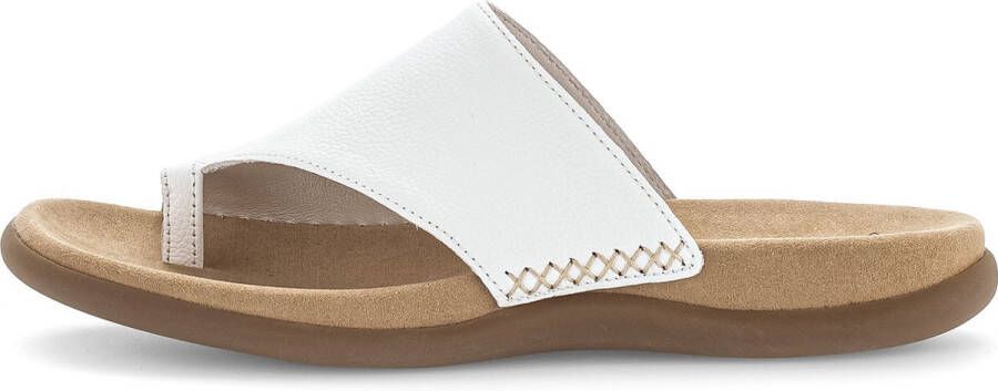 Gabor Teenslippers sleehak zomerschoen dianette met contrastkleurig borduursel - Foto 4