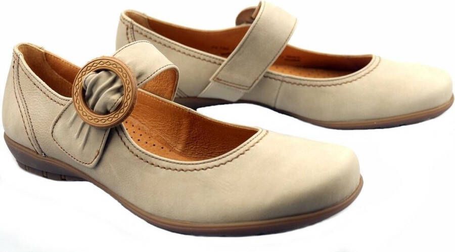 Gabor Taupe Ballerina's voor Vrouwen Beige Dames