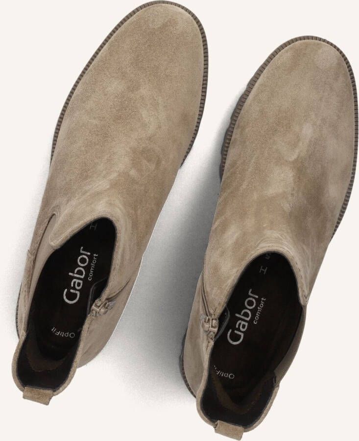 GABOR Chelsea Boots Dames 051 Maat: 38 Materiaal: Suède Kleur: Taupe - Foto 2