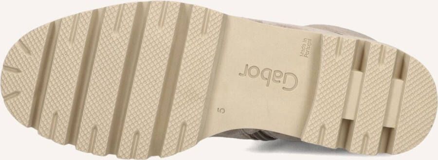 GABOR Veterboots Dames 055 Maat: 42 5 Materiaal: Suède Kleur: Beige - Foto 3