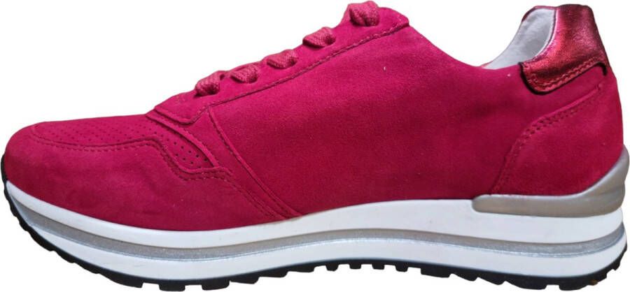 Gabor Sneaker 06.528.68 Rubin Rood Suède Wijdte H