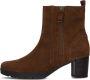 GABOR Enkellaarsjes Dames 073 Maat: 37 Materiaal: Suède Kleur: Cognac - Thumbnail 2