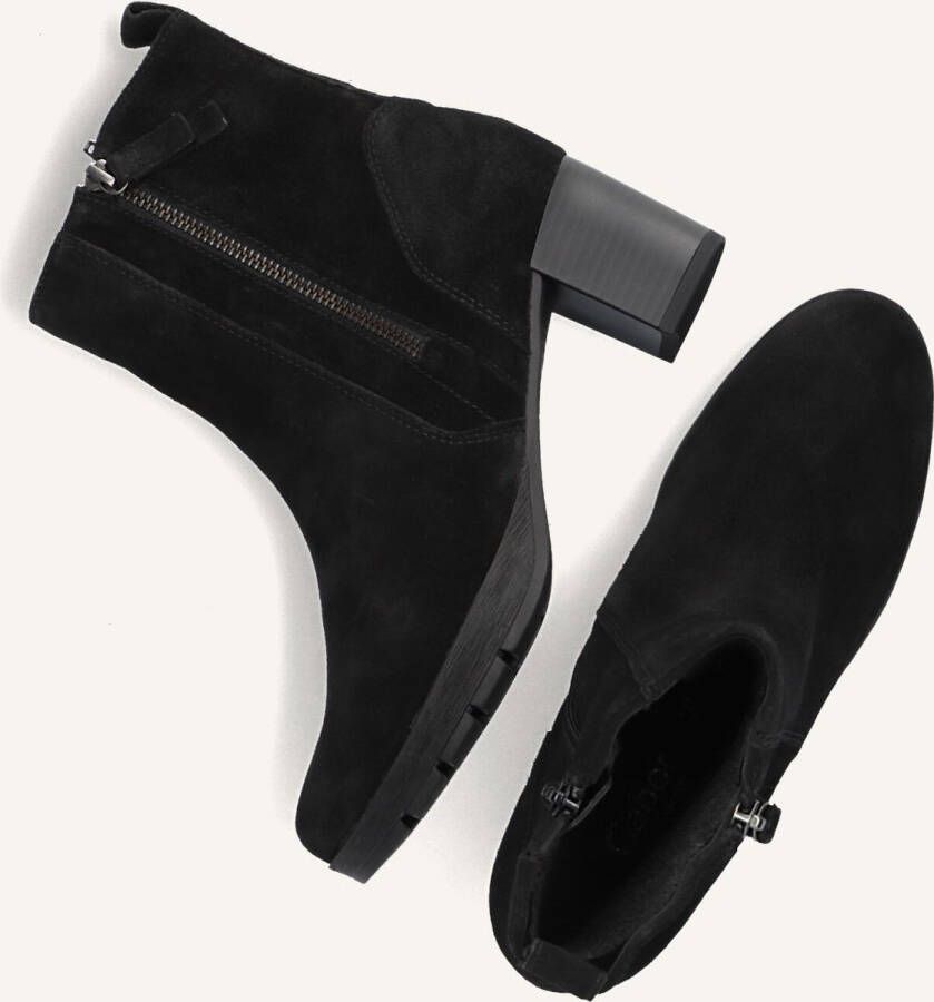 GABOR Enkellaarsjes Dames 073 Maat: 40 Materiaal: Suède Kleur: Zwart - Foto 2