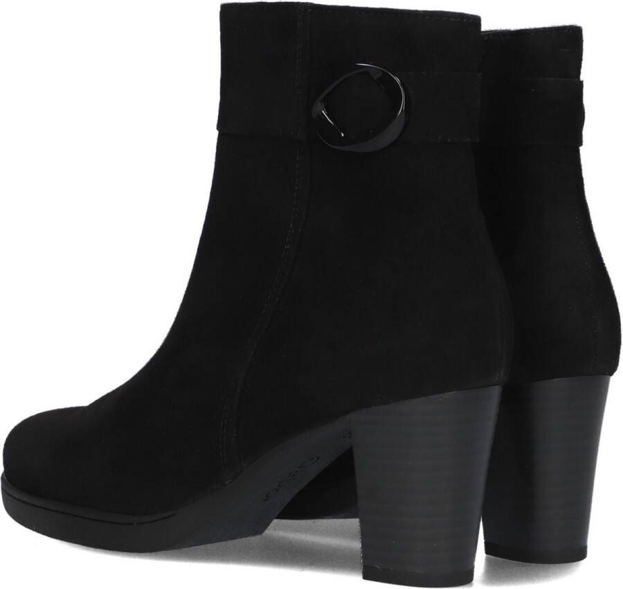 Gabor 083 Enkellaarsjes Enkelboots met rits Dames Zwart