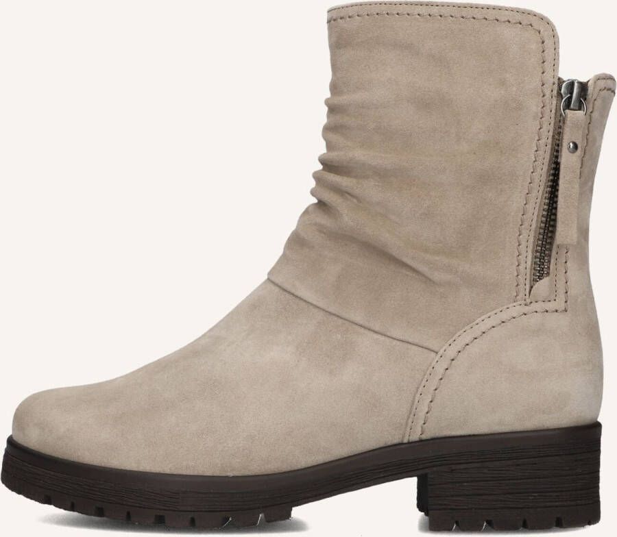 GABOR Enkellaarsjes Dames 092 Maat: 37 Materiaal: Suède Kleur: Beige - Foto 4