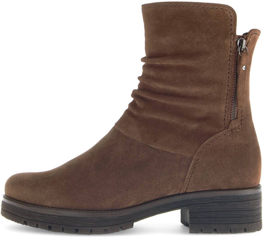 GABOR Enkellaarsjes Dames 092 Maat: 38 Materiaal: Suède Kleur: Bruin - Foto 2