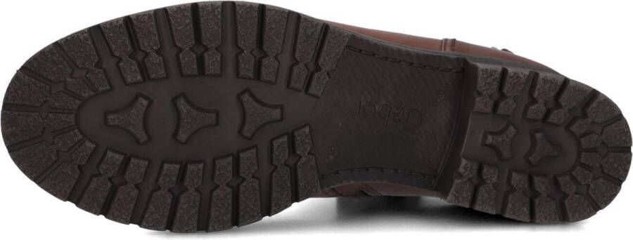 Gabor 092 Enkellaarsjes Enkelboots met rits Dames Camel