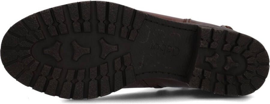 GABOR Enkellaarsjes Dames 092 Maat: 38 5 Materiaal: Leer Kleur: Cognac - Foto 3