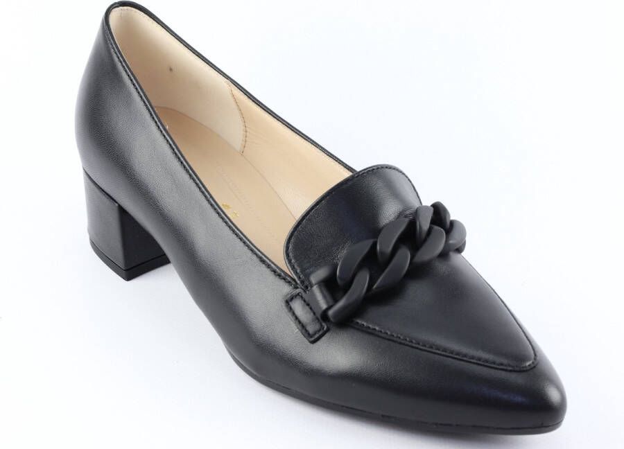 Gabor Zwarte Leren Pumps Black Dames