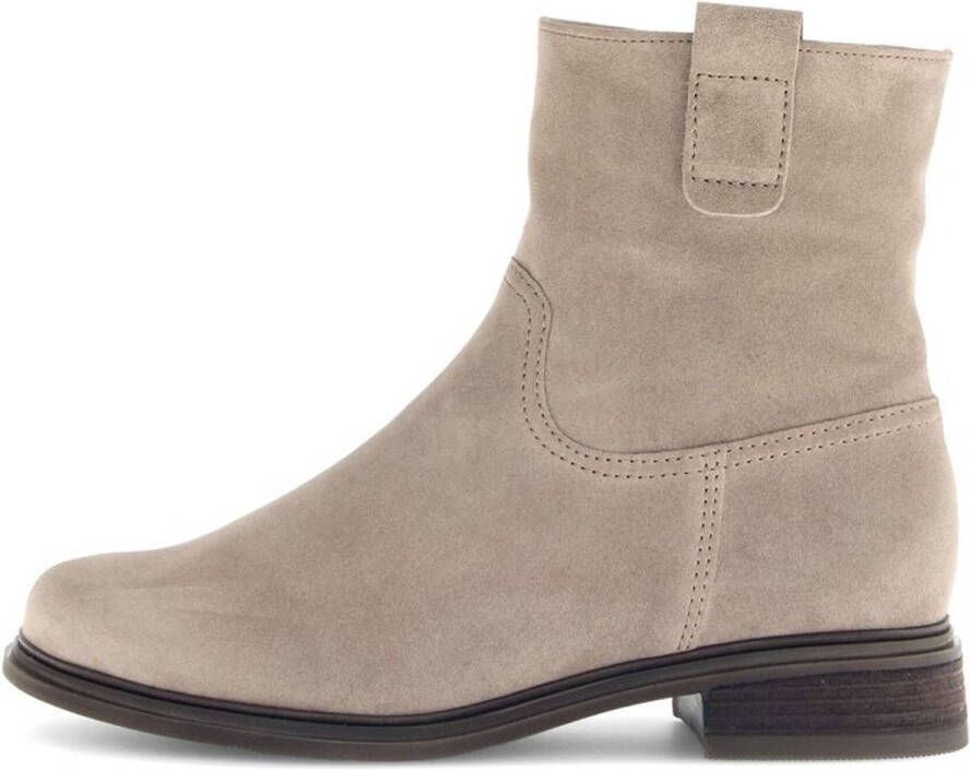 Gabor -art-72.790 40-enkellaars-zand-suede-dames
