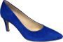 Gabor Elegante Blauwe Suède Pumps Blue Dames - Thumbnail 1