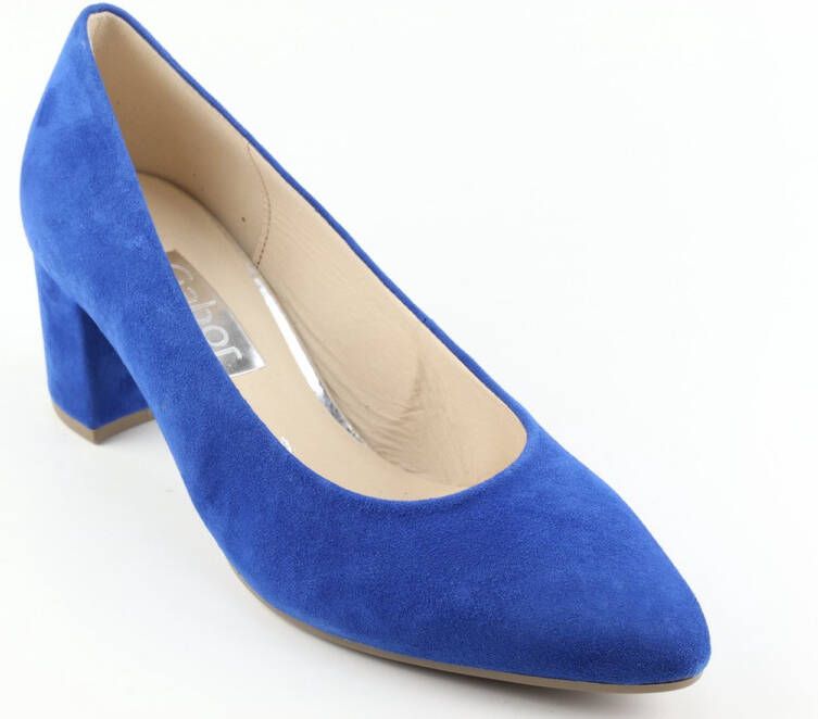 Gabor 450 Pumps High Heels Schoenen Hoge Hak Dames Blauw